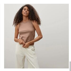Everlane essential tank top organic cotton